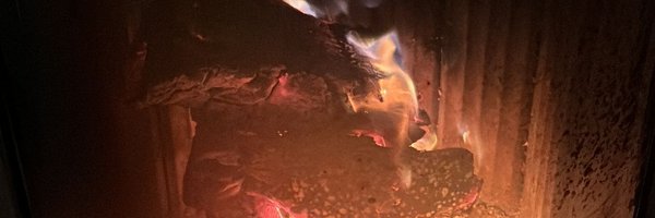 Feuer in einem Kaminofen