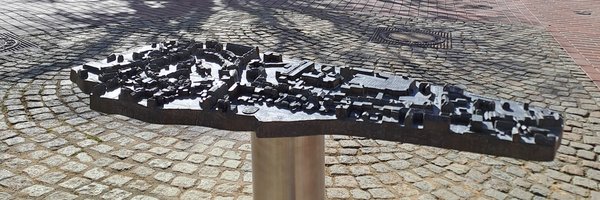 Bronzenes Stadtmodell am Kornmarkt